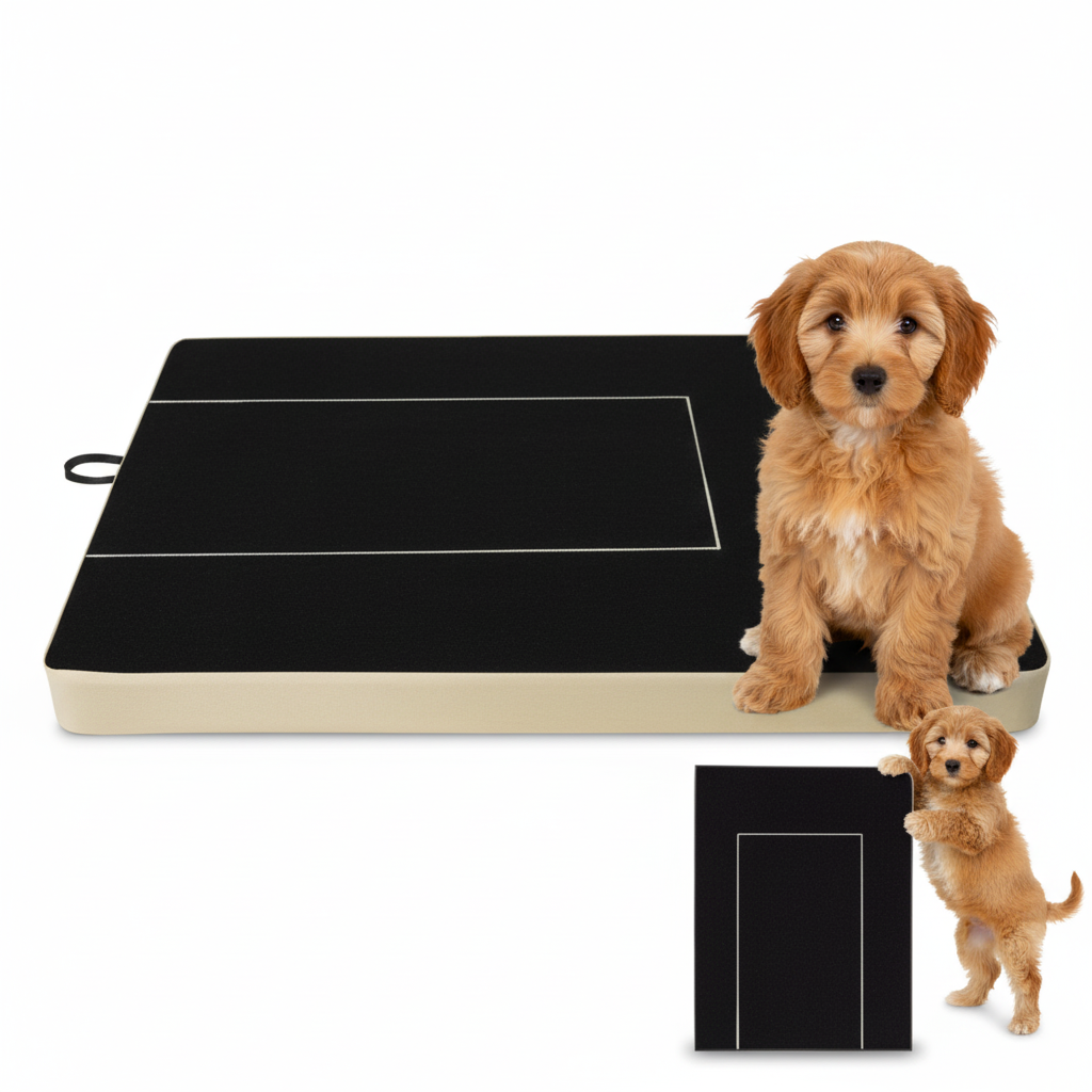 Cavoodle scratching board same layout